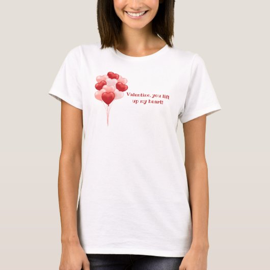 T-shirt Be My Valentine Red Heart Covid 19 Fun Quarantine (Devant)