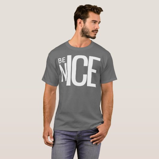 T-shirt BE NICE (Devant entier)
