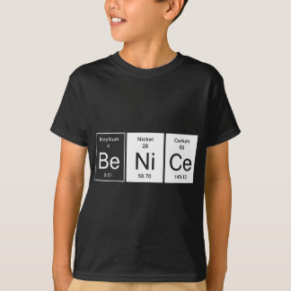 T-shirt Be Nice Chemistry GIft