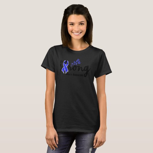 T-shirt be strong ataxia  for christian ataxia awareness b (Devant entier)