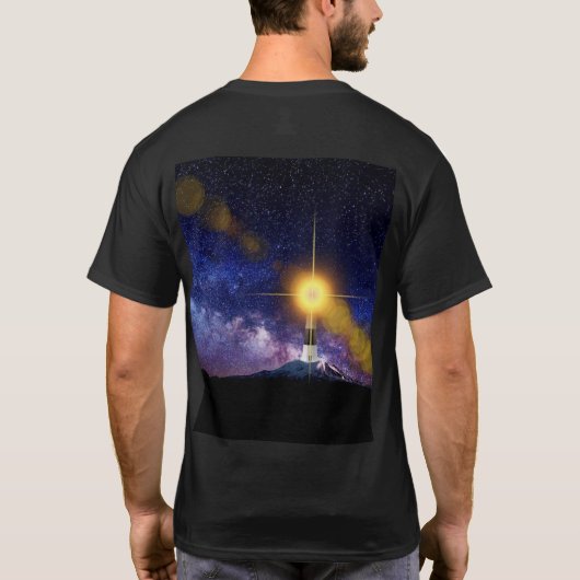 T-shirt Be the Light Universal Lighthouse (Dos)