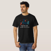 T-shirt “Be yourself" inspirational funny typography text  (Devant entier)