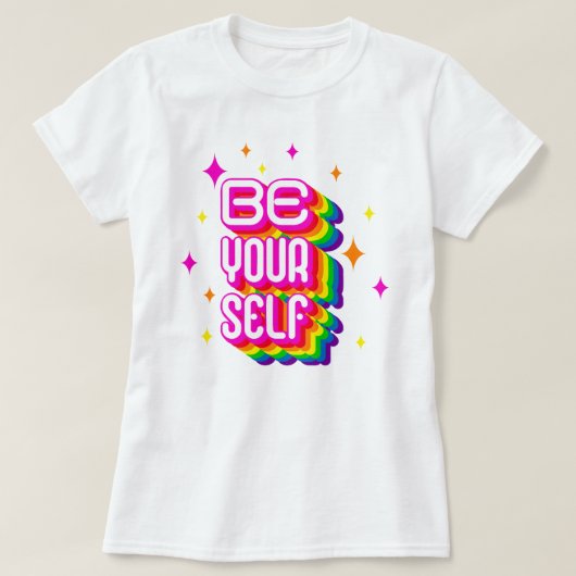 T-shirt "Be Yourself" Tee - Spray Paint Series | CTFOD (Design devant)