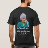 T-shirt Bea Arthur Icon Collage Chemise (Dos)