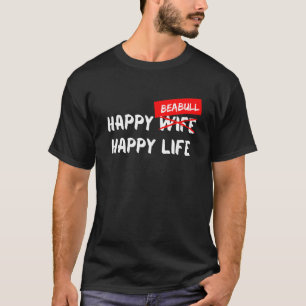 T-shirt Beabull Chien se reproduire Happy Life Animal Frie