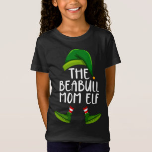 T-Shirt Beabull Maman Chien Elf Drôle Pyjama de Noël