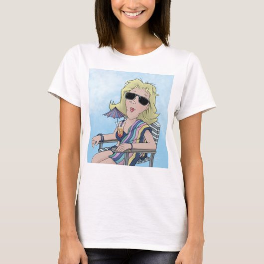 T-shirt Beach Babe (Devant)