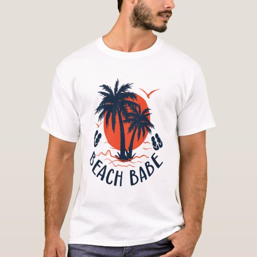 T-shirt Beach babe (Devant)