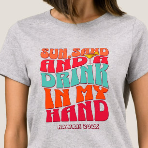 T-shirt Beach Bachelorette Party Super Sun Sand Boisson