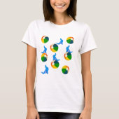 T-shirt Beach Ball & Seal (Devant)
