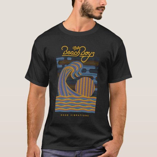 T-shirt Beach Boys Bonnes Vibrations (Devant)