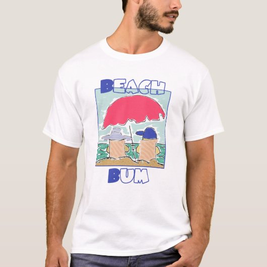 T-shirt Beach Bum (Devant)