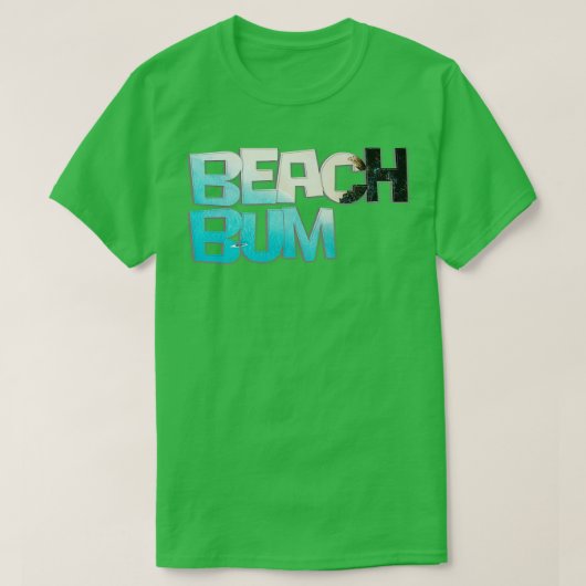 T-shirt Beach Bum (Design devant)