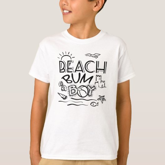 T-shirt Beach Bum Boy (Devant)