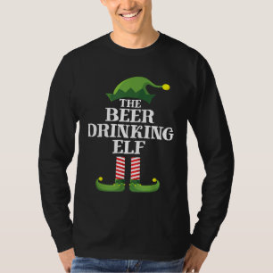 T-shirt Beach Bum Elf Correspondant Famille Groupe Noël