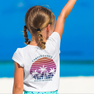 T-shirt Beach Cruise Personnalisée Famille Retrouvailles P