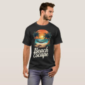 T-shirt Beach Escape (Devant entier)