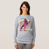 T-shirt Beach Girl Thunder_Cove (Devant entier)
