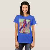 T-shirt Beach Girl Thunder_Cove (Devant entier)