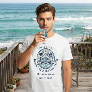 T-shirt Beach Life Good Life | Plaisir Tropical de Chauffa