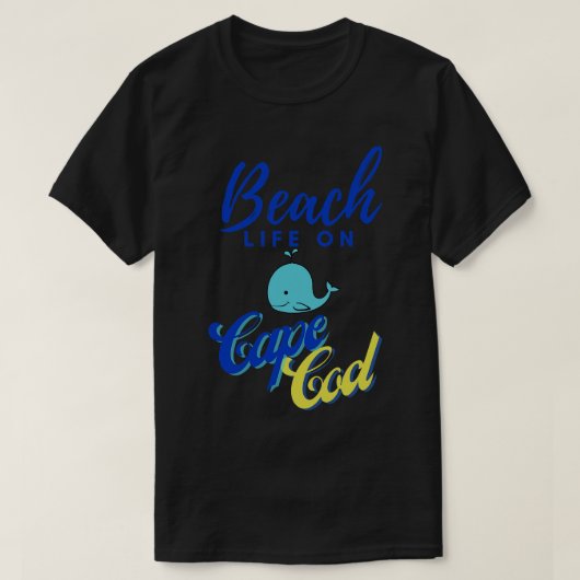 T-shirt Beach Life sur Cape Cod 1 (Design devant)