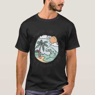 T-shirt Beach Motiv My Happy Place Deville