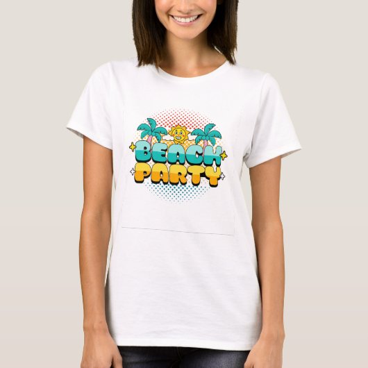T-shirt Beach Party (Devant)