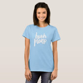 T-shirt 'Beach Please' (Voorkant volledig)