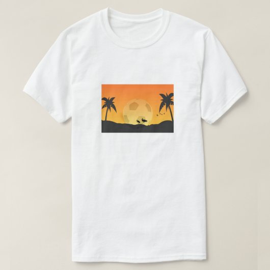 T-shirt Beach Soccer World Sun (Design devant)