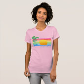 T-shirt Beach Sunset Turks Caicos (Devant entier)