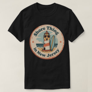T-shirt Beach Vibes_ New Jersey Shore Lighthouse Vintage