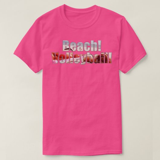 T-shirt Beach Volleyball (Design devant)