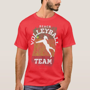 T-shirt Beach Volleyball Femme Guinée Drapeau Volleyball G