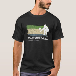 T-shirt Beach Volleyball Sierra Leone Drapeau Love Volleyb