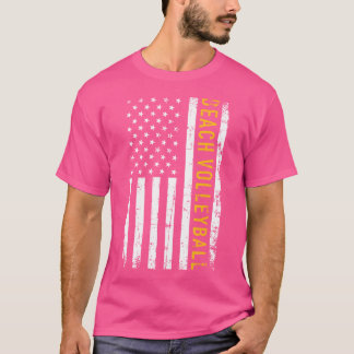 T-shirt Beach Volleyball Usa