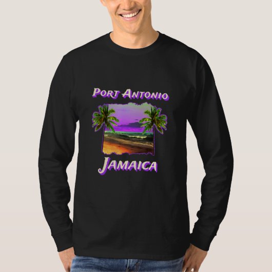 T-shirt Beaches Of Port Antonio Jamaica (Devant)