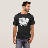 T-shirt Beack Sheep Cute Sheep (Devant entier)