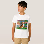 T-shirt Beagle 7 - Lys 2 (Devant entier)