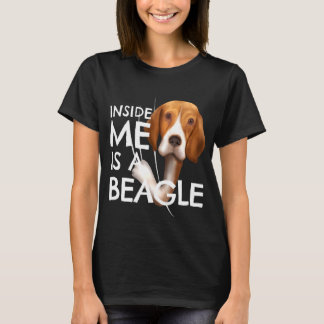 T-shirt Beagle à l'intérieur de moi Vêtements pour enfants