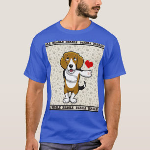 T-shirt Beagle Accueil Élevage des traîneaux et des noeuds
