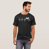 T-shirt Beagle beagle Heartbeat (Devant entier)