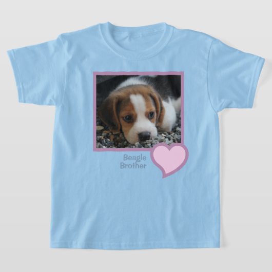 T-shirt Beagle Brother Texte Animaux de compagnie Chien de (Poser)