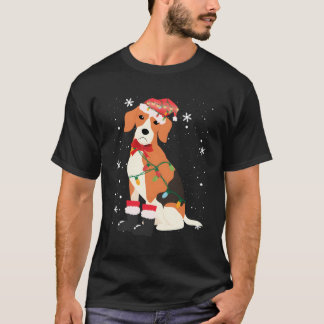T-shirt Beagle Chien Arbre Noël Maman Papa Cadeaux Pour No