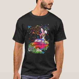 T-shirt Beagle Chien Bunny Camion Chasse Oeufs Arbre Pâque