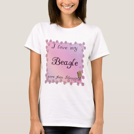 T-shirt Beagle commercial (Devant)