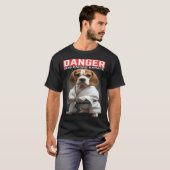 T-shirt Beagle connaît le Karaté (Devant entier)
