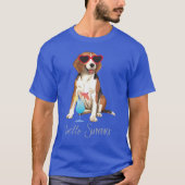 T-shirt Beagle d'été (Devant)