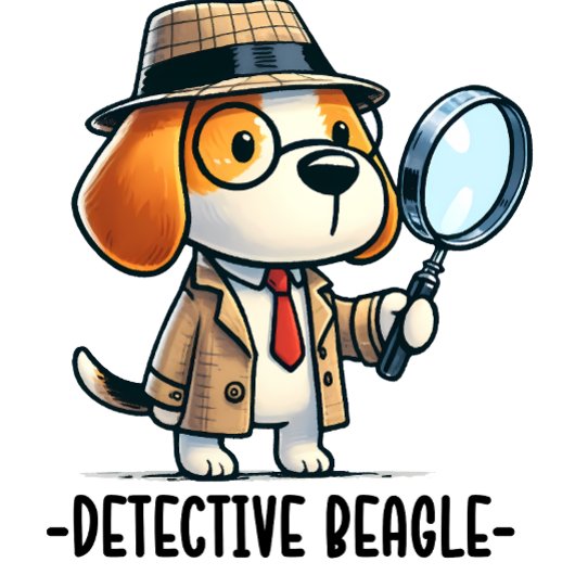 T-shirt Beagle détective
