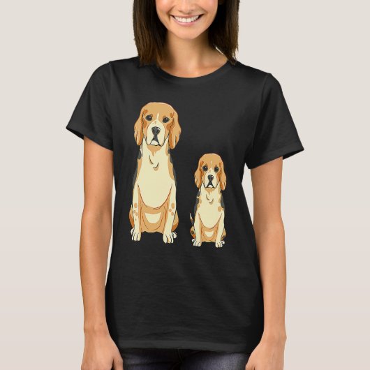 T-shirt Beagle dog 1 (Devant)