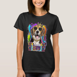 T-shirt Beagle Dog Hip hop 90s Rap Music